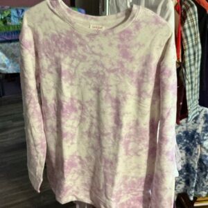 Purple Tie-Dye Long Sleeve Shirt